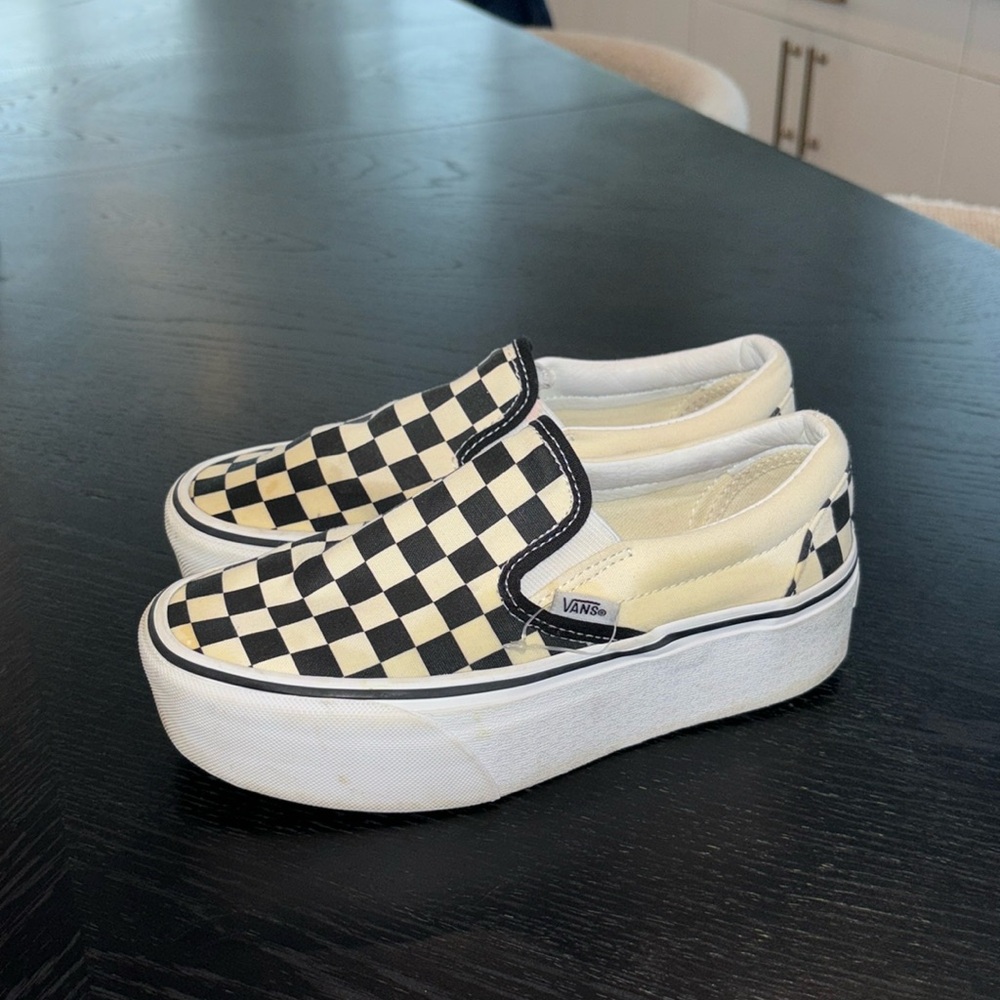 Stackform vans! Pretty good condition! Worn 6 times total!